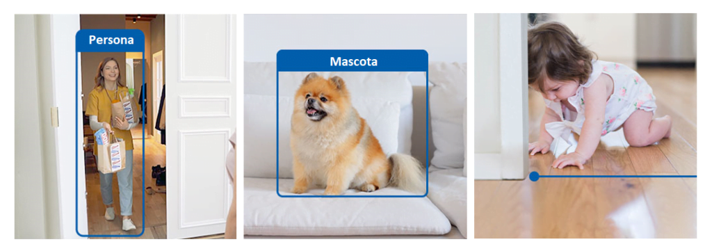 Camara inteligente seguridad hogar funciones deteccion persona mascota niño