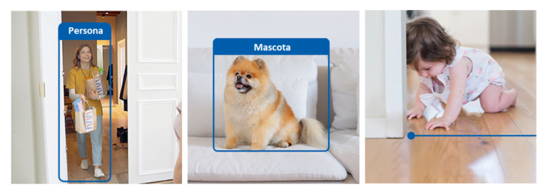 Camara inteligente seguridad hogar funciones deteccion persona mascota niño